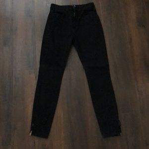 American Apparel High Waisted Black Jeans